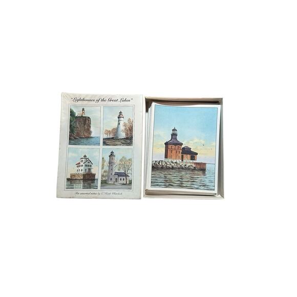 Lighthouses of the Great Lakes/Ohio Assorted Scene Post Card - Picture 4 of 4
